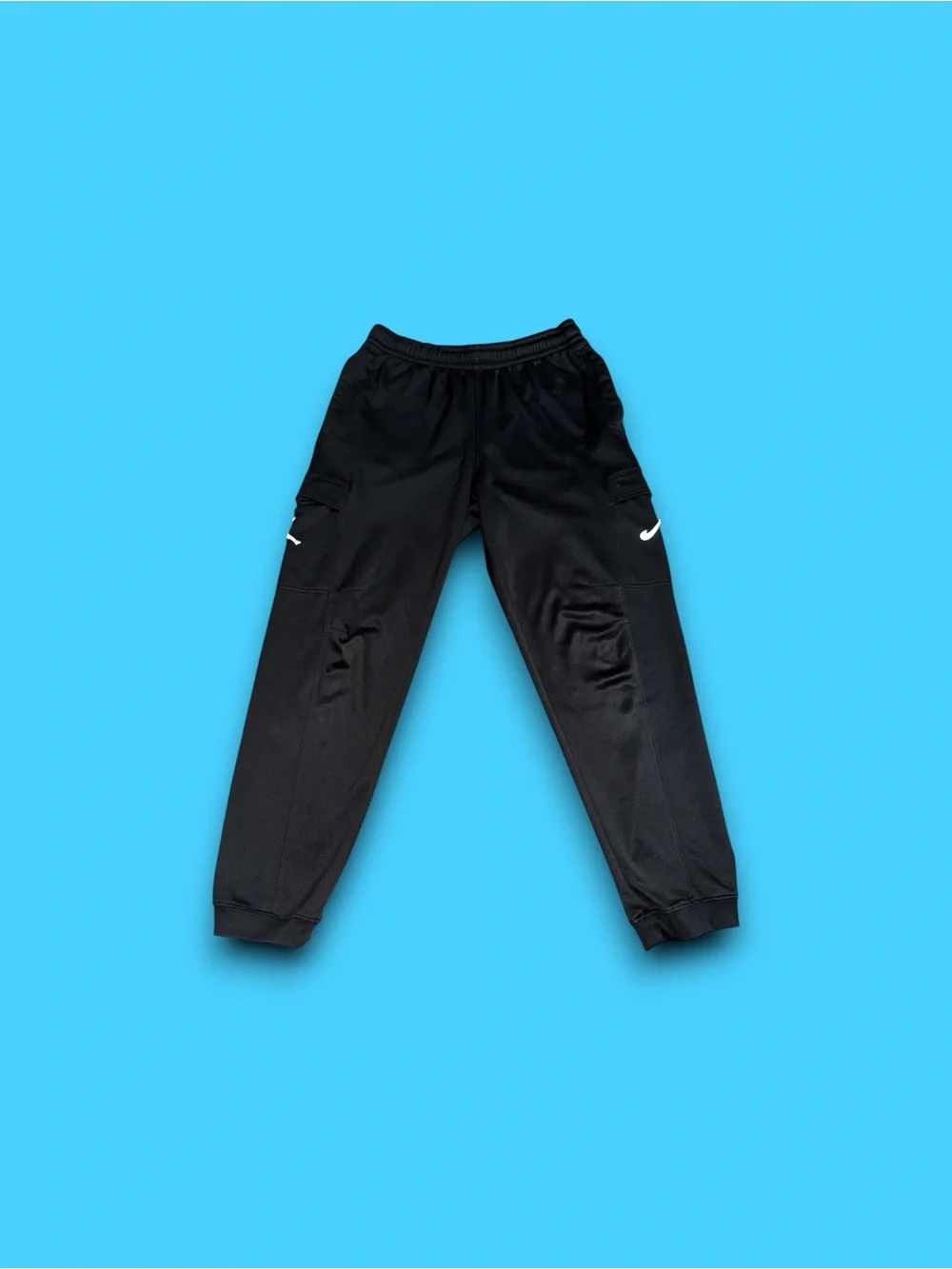 Jordan Jump Man Melo dri-fit cargo tapered track pants black mens large